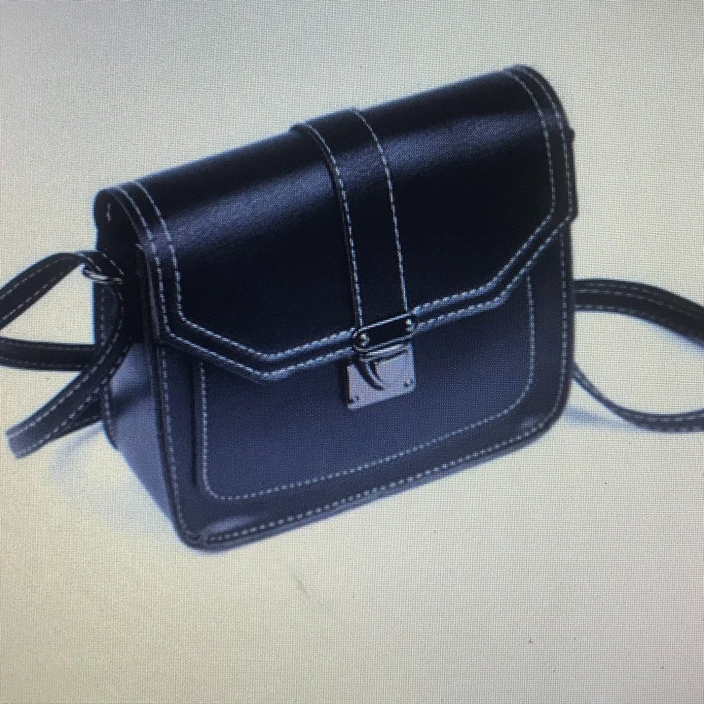 BLACK/ Kerri -Barri Collection /All Day Crossbody Purse